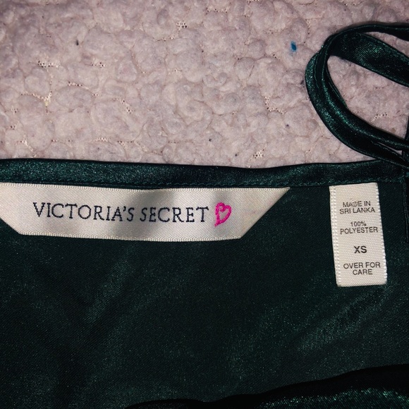Victoria’s Secret Forest Green Vintage Sheer Babydoll Slip – Sexy & Elegant - Picture 4 of 4